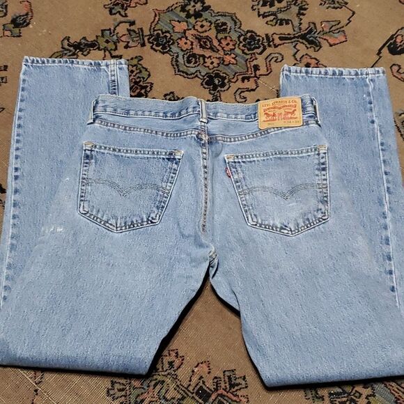 505 REGULAR FIT STRAIGHT LEG JEANS 34/36 - Picture 5 of 11